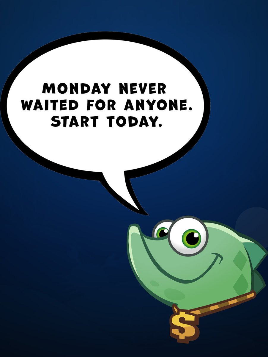 The Monday Motivation Quote you need. Have a great week everyone!

#fishingfinance #bsc #defi #mondaymotivation #quote #motivation