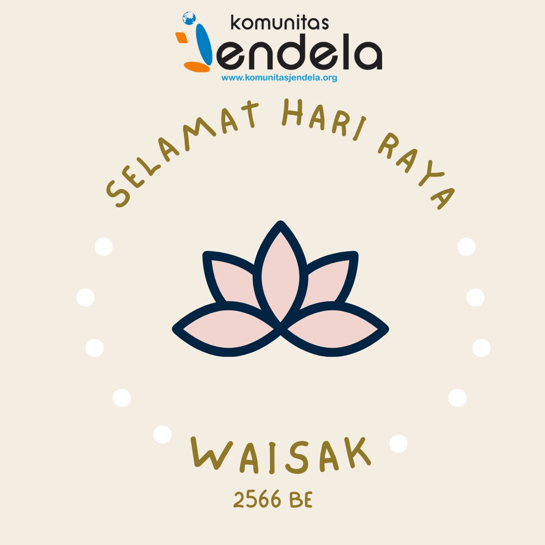 Selamat Hari Raya Tri Suci Waisak 2566 BE. Semoga seluruh umat manusia dapat meraih kedamaian dan kebahagiaan hakiki. 🙏
#waisak2022