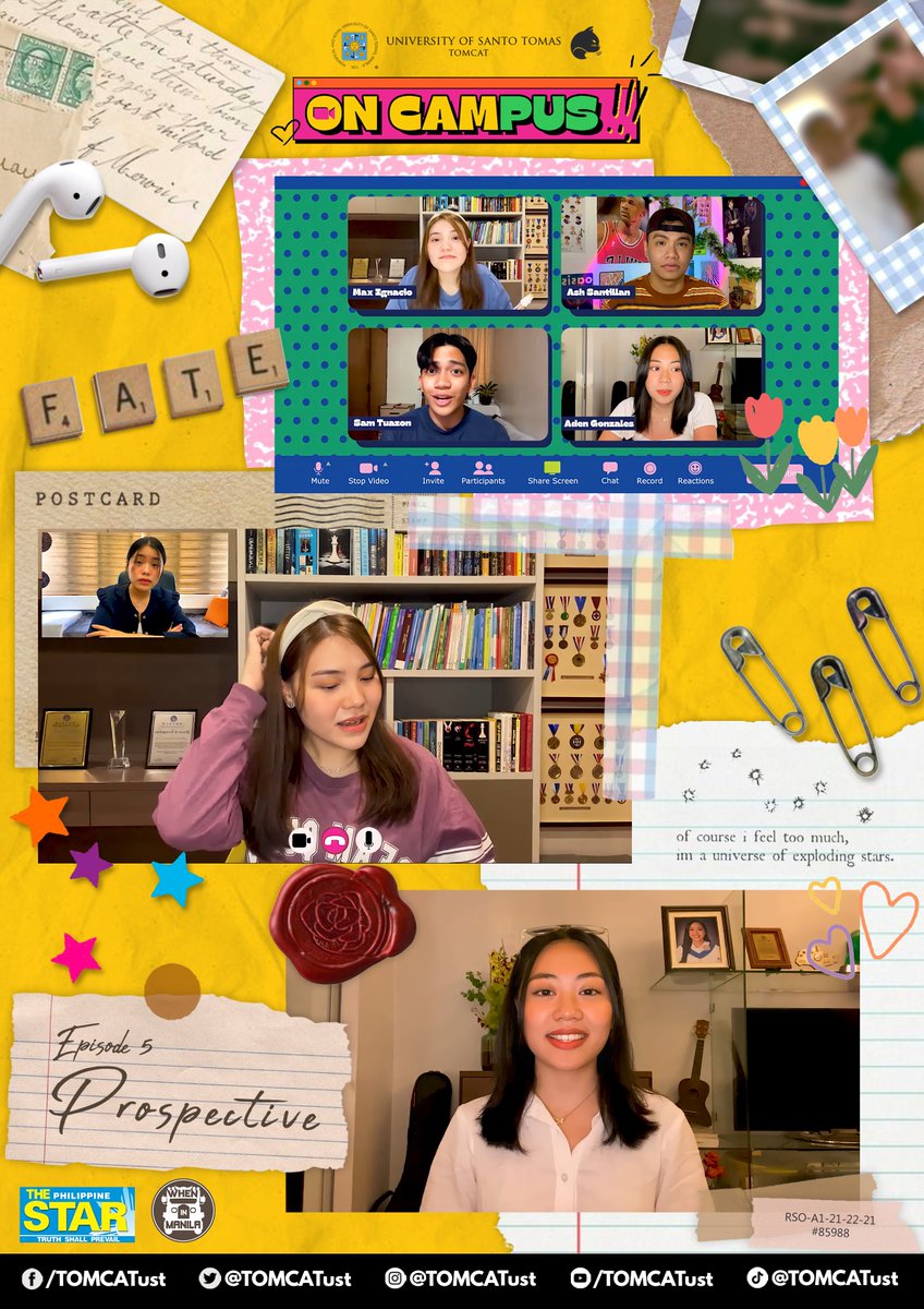 TOMCATust's tweet photo. The online class setup gave us a whole new different experience of learning. With #TOMCATOnCampus we got to have a glance on a thomasian's life during the pandemic set-up.

This last episode will surely be one of the books, as we will witness a memorable finale. 

#TigerStories https://t.co/ae3KimA45D