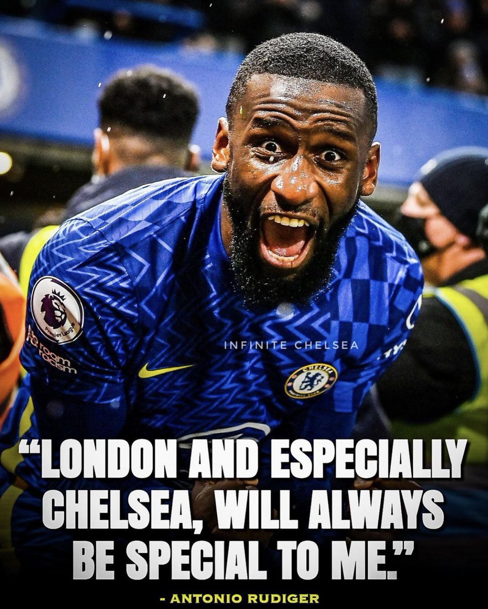 FrankKhalidUK's tweet photo. Antonio Rudiger 💙 https://t.co/JF8rBwjOia
