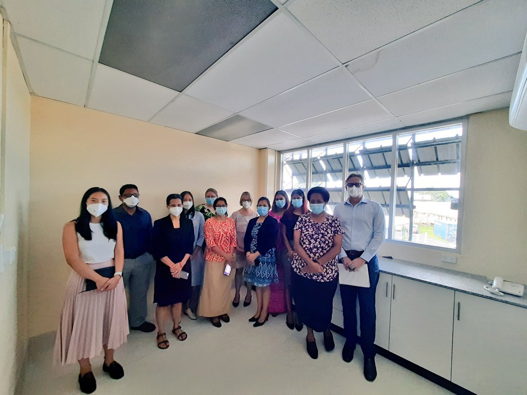 hktuyet's tweet photo. A productive week in 🇫🇯 prepping for public health pathogen #genomics implementation in Fiji CDC supported by @CentreHealthSec @WHOWPRO. Thank you @AalishaSahukhan and the team for hosting us. See you next week in 🇦🇺MDU PHL @TheDohertyInst for genomics lab training! 🧑🏻‍🔬🧑🏻‍💻 https://t.co/CtgYZ1ezyT