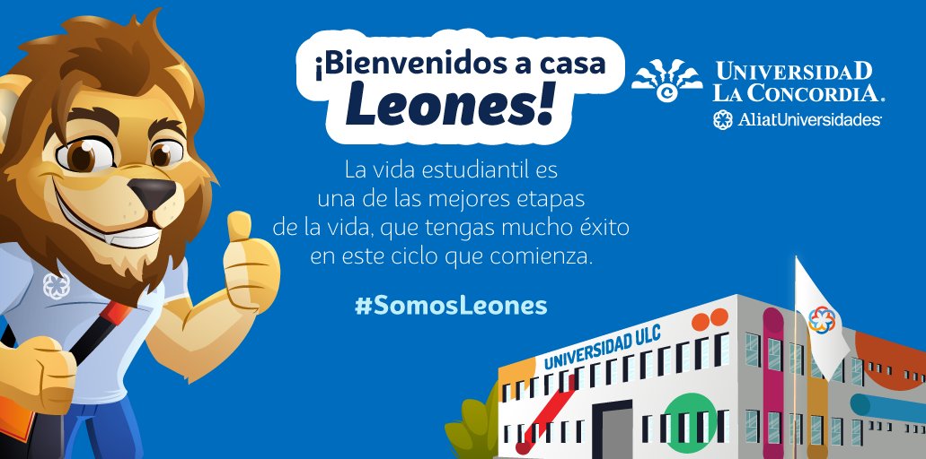 ULaConcordia's tweet photo. Estamos muy contentos de tenerte de vuelta en nuestras aulas. ¿Estás listo para seguir alcanzando tus metas profesionales? 💪😎🎓
#BackToSchool #Clases2022 #ulcerativecolitis #LeonesULC https://t.co/xIDFlRRh5T