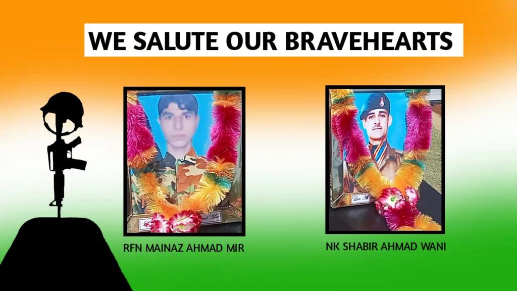 gpats1981's tweet photo. Saluting our #bravehearts

#heroesofarmy
#herosofkashmir
#indianarmyinkashmir
#KupwaraTerriers
#Honour #pride #Soldier
#CLX 
15May22KT https://t.co/jRU7Qf2kzg