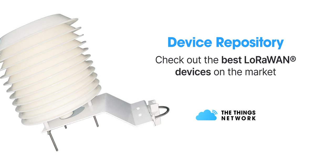 thethingsntwrk's tweet photo. Achieve smart #outdoor remote #TemperatureMonitoring with #LoRaWAN devices like @decentlab's DL-DS18, @NetvoxTech's #RA0715Y - #Wireless Outdoor CO2/Temperature Sensor and @mcf88IoT's MCF-LW12TERPM. The sensors are weather resistant, accurate and reliable: https://t.co/quNtNJY5BV https://t.co/aWnZnShbZE