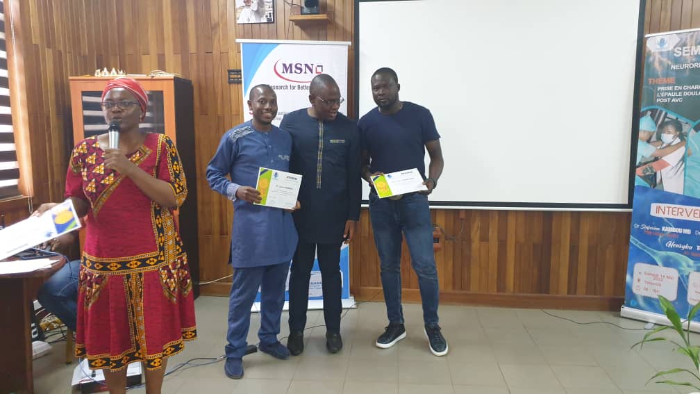 michael_temgoua's tweet photo. TRAINING Seminar saturday 14 May 2022 / Yaoundé- Cameroon organised by NEUROREHAB TRAINING ASSOCIATION on the theme : Post stroke shoulder's pain
" together let's fight against neurological disabilities " https://t.co/cKRTHkeVbR