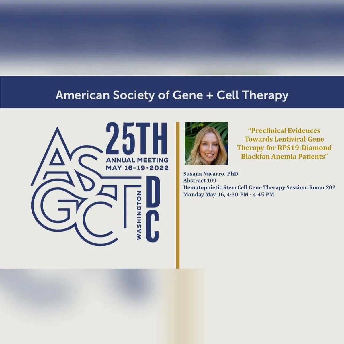 BioInn_CIEMAT's tweet image. And this afternoon.... More science in the #ASGCT22!!!! Don&apos;t miss these great communications!!! @CIEMAT_OPI @CIBERER @SETGyC  #Geneediting #PKD #DBA