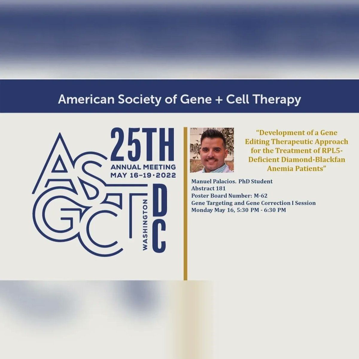 BioInn_CIEMAT's tweet image. And this afternoon.... More science in the #ASGCT22!!!! Don&apos;t miss these great communications!!! @CIEMAT_OPI @CIBERER @SETGyC  #Geneediting #PKD #DBA