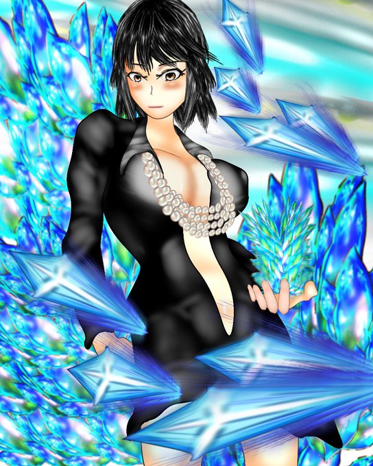 ワンパンマンのフブキを描いてみました。暇だなぁ～#ワンパンマン #漫画 #イラストレーター #ジャンププラス 