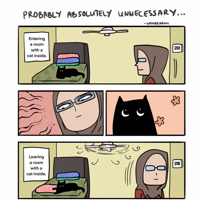 The uncontrollable urge to create a comfy atmosphere for them. 