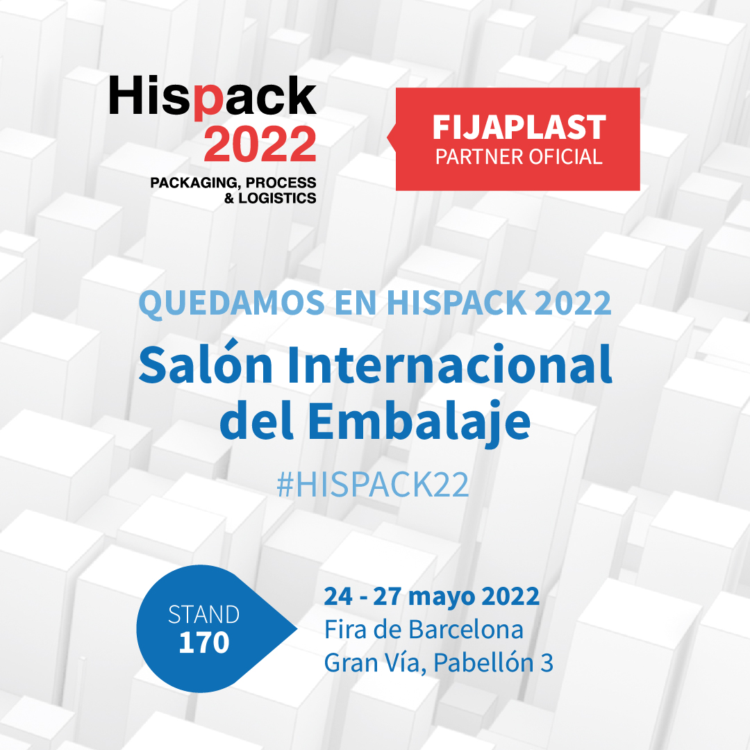 Fijaplast's tweet photo. ¡Nos vemos en Hispack 2022!

🔵  Del 24 al 27 de mayo

🔵  En el recinto de Gran Via de Fira de Barcelona

🔵  Stand 170

#hispack2022 #hispack #firabarcelona #fijaplast #sistemasdeembalaje #diseñofinaldelinea #finaldelinea #soluciónglobal #estabilidaddecargas #reducircostes https://t.co/uPAZeZqnuK