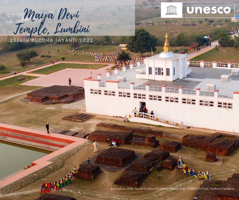 Today we celebrate the 2566th #Buddhajayanti at a cultural &amp; spiritual gathering of leaders, scholars and devotees. Organized by <a href="/Lumbinidtrust/">Lumbini Development Trust</a> the event aims to promote, the historical importance of #Lumbini &amp; to spread the message of #globalpeace. #worldheritage #UNESCO