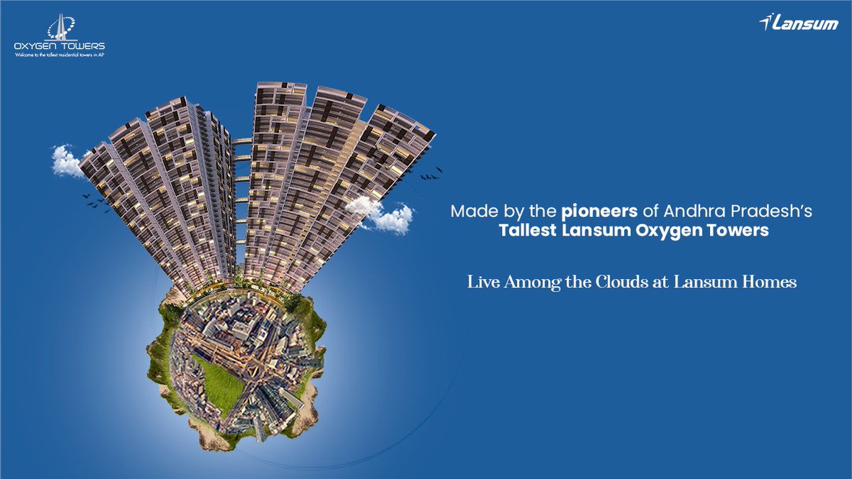lansumprop's tweet photo. High rise homes where sky’s the limit - the finest living experience in Hyderabad can now be yours. Enjoy a family portrait by the 30th floor sky lounge or have a romantic stroll by the all weather elevated walkway. Live the high rise lifestyle at Lansum - book now. https://t.co/whS0OZ2Y23