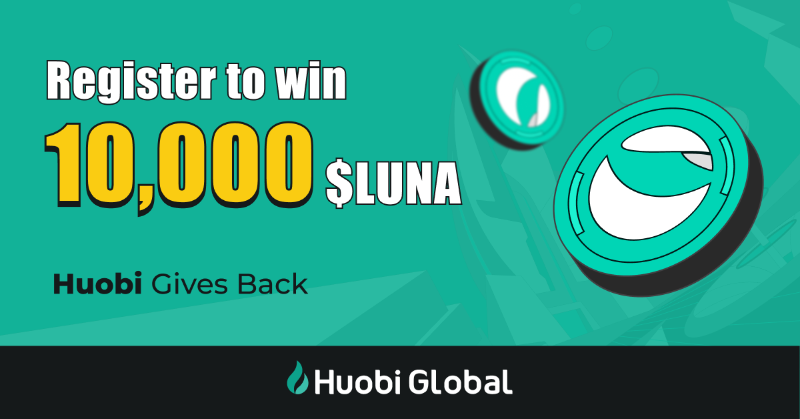 HTX_Global's tweet photo. 💙#Huobi Gives Back! (2)

Register to Win 10,000 $LUNA!

☑️Follow @HuobiGlobal @DujunX
☑️RT with #Huobi + Tag 3 Friends
☑️Register on Huobi

🥳Refer friends to win an extra 10,000 $LUNA

Fill in form👇