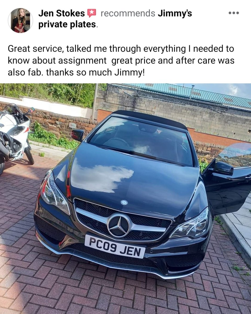 s_plates's tweet photo. #Review from a recent #Customer 😃Follow me to see bargain #privateplates #forsale 

#customerexperience #CustomerService #happycustomer #numberplates #jimmysprivateplates #personalreg #privateregistration https://t.co/8Nr7HF9JlG