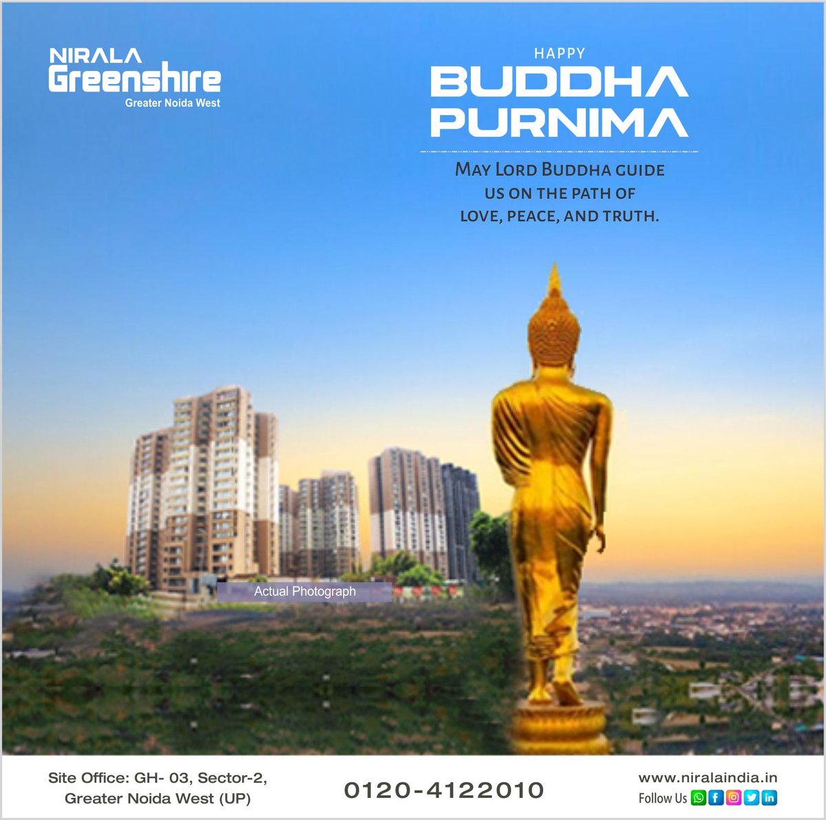 IndiaNirala's tweet photo. Hurry Up ! For Booking Call Now : +919971773200
Nirala Greenshire at Greater Noida West 
Ready to Move, 2/3 BHK Apartments Available
#niralawishes #HappyBuddhaPurnima2022 #16thMay2022 #niralaindia #greenshire #GreaterNoida #apartments #ReadyToMove https://t.co/T2ZN7UgkUp