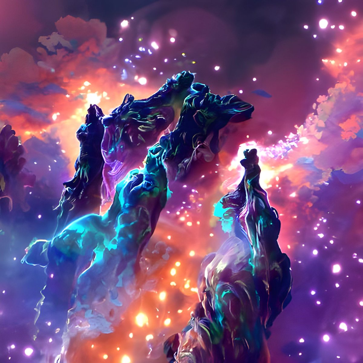 redditSpaceView's tweet image. Some space-themed AI art I have been doing -  Pillars of Creation I  The Witch&apos;s Hand   redd.it/uqcprt