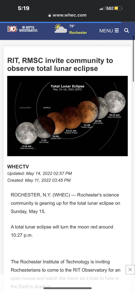 rocwithhope's tweet photo. @meowburger There’s a lunar eclipse tonight! https://t.co/DhJL8ctdfP