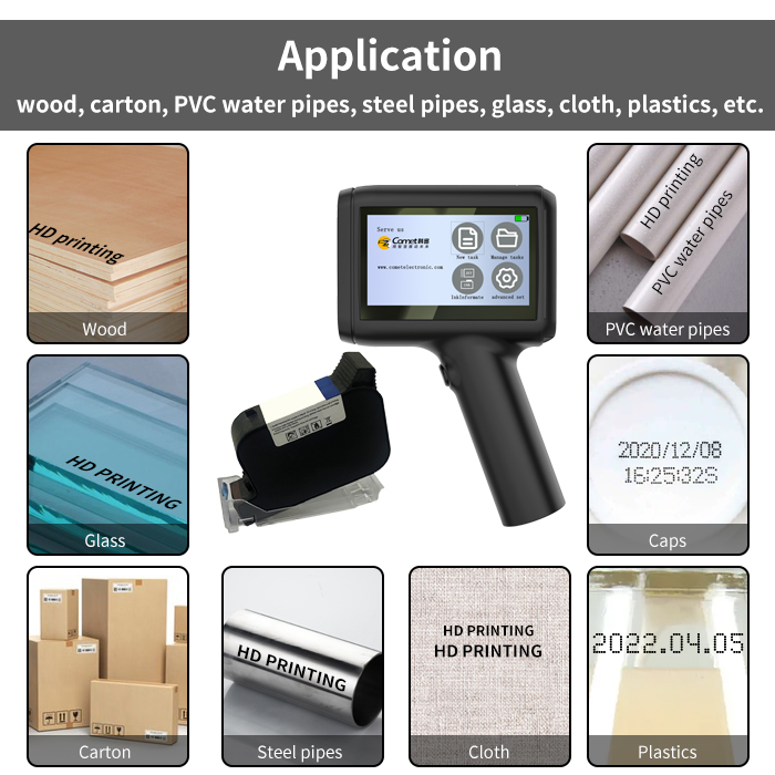 Comet_Zoe's tweet photo. 12.7MM  Portable Handheld Inkjet Printer 
#Printing on paper
#Printing on cable
#Printing on glass
#Prining on wood 
#Printing on plastic
#Printing on metal
#inkjet #printing #batchcodingmachine #packagingsolutions https://t.co/RGwFqEDpVk