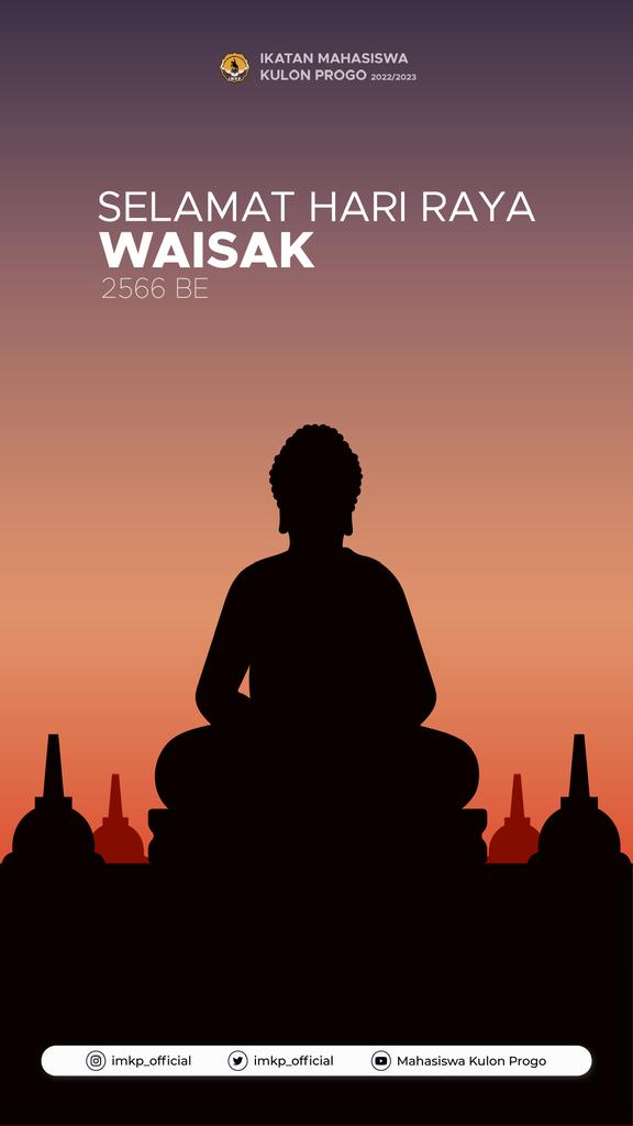Selamat Memperingati Hari Raya Waisak 2566 BE