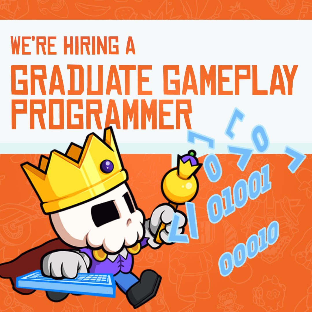 Halfbrick's tweet photo. 📢 We are looking for Graduate Gameplay programmers who have knowledge in and enjoy creating satisfying gameplay mechanics, C# or C++, Unity, and gameplay feel. 

Our graduate roles are open again to global applicants! ⁠Apply here 🌐 https://t.co/AT0OHUaRkA https://t.co/wfIBXauYr2