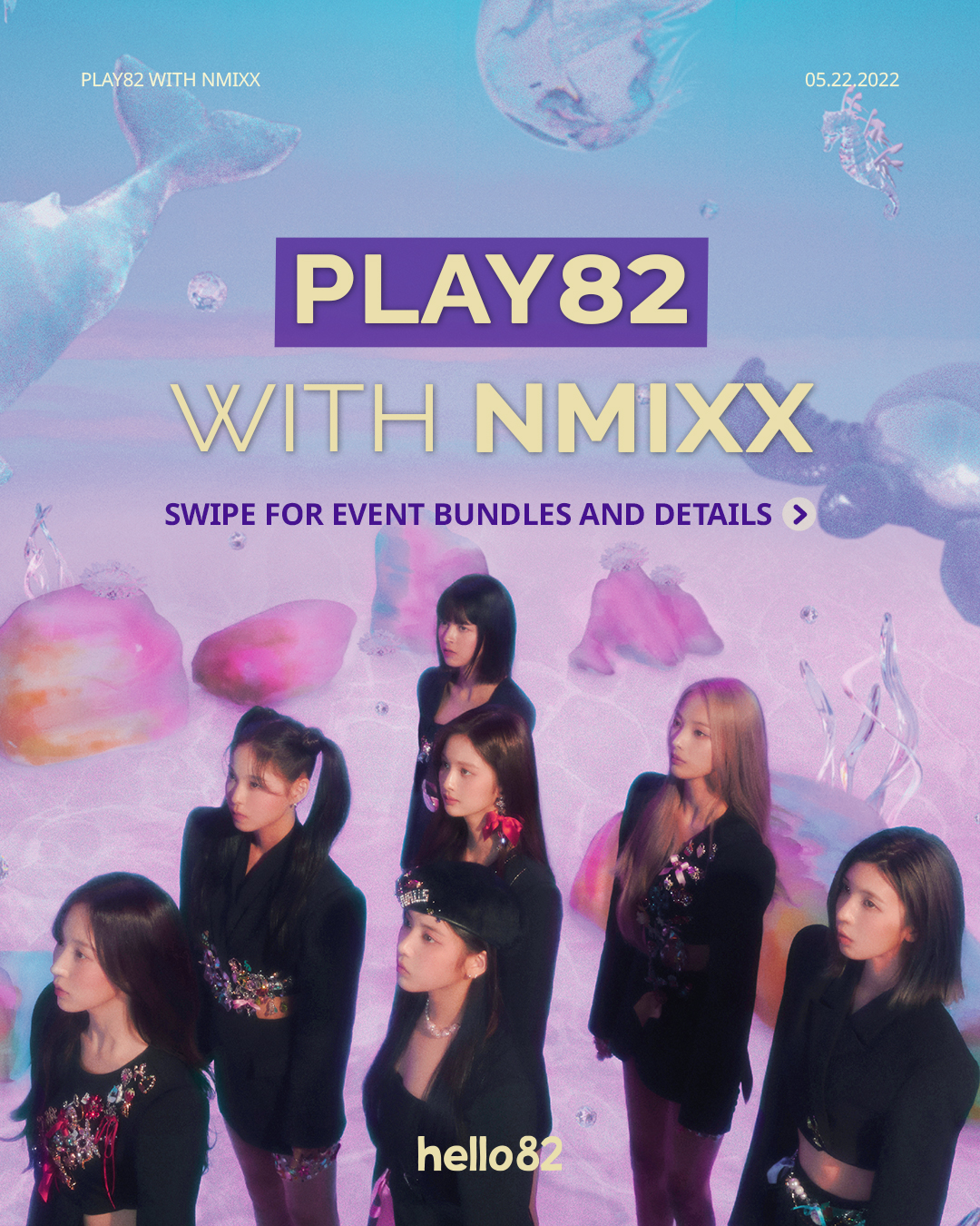 NMIXX ギュジン トレカ hello82 play82 LA限定 NMIXX ギュジン トレカ hello82 play82 LA限定 NMIXX ギュジン