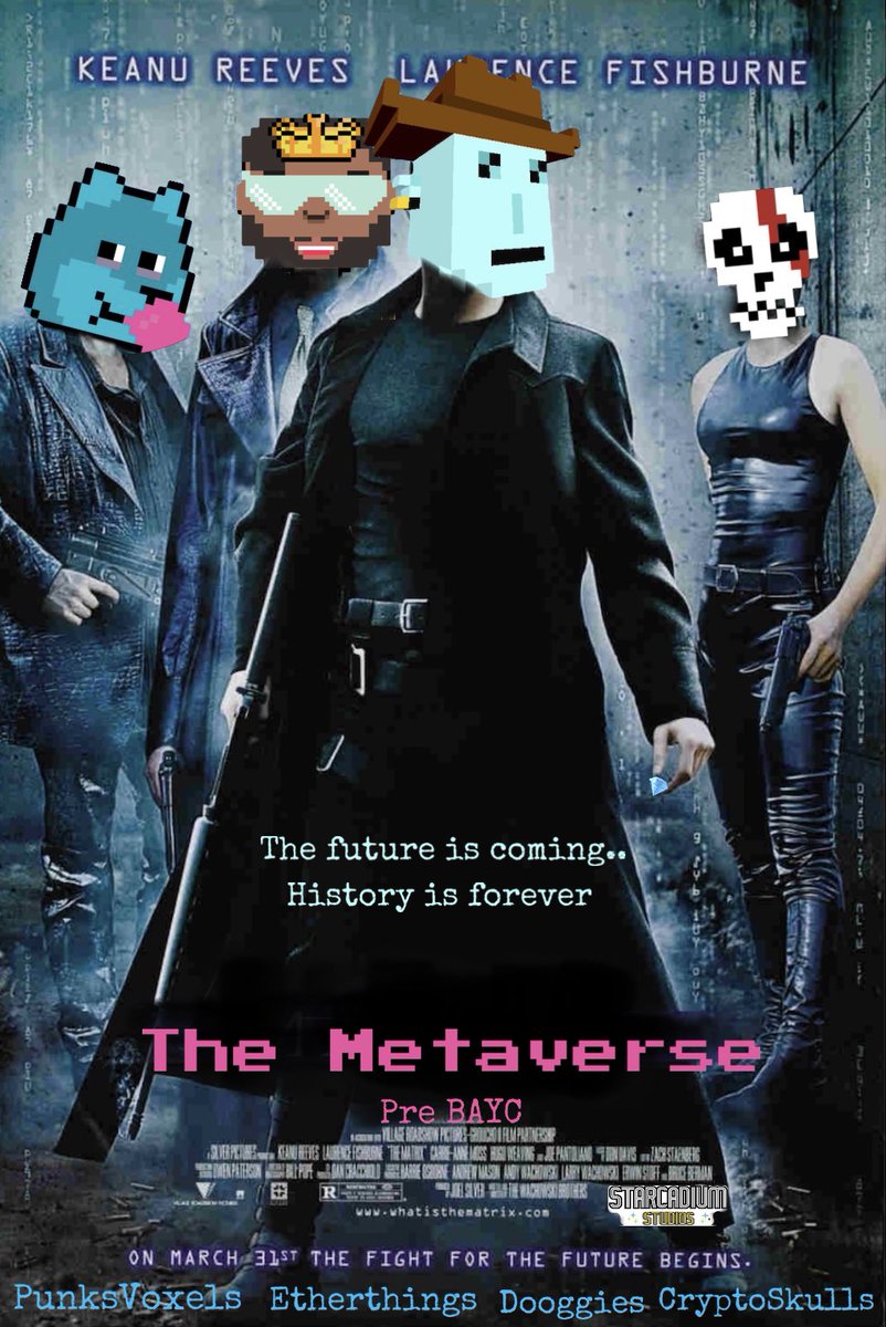 “I’ll show these people what you don’t want them to see. A world without rules and controls, without borders or boundaries. A world where anything is possible” - Neo

💎<a href="/PunksVoxels/">Tems | NFT</a> 
❤️<a href="/DooggiesNFT/">Dooggies ($DOOG)</a> 
🙌🏼<a href="/etherthings/">EtherThings</a> 
💀<a href="/Crypto_Skulls/">CryptoSkulls ☠️</a> 
🎥@Starcadium_ 

The future is coming.. 🐇