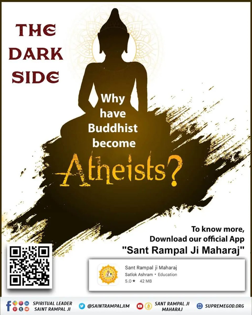 rakeshdaas48's tweet photo. #RealKnowledgeOfBuddhism
According to the belief of Buddhism, there is no God and no one is the creator of the universe, but this is their misconception.
For more information, watch Rida channel from 2:00 pm to 3:00 pm https://t.co/XGGqrLXuqP