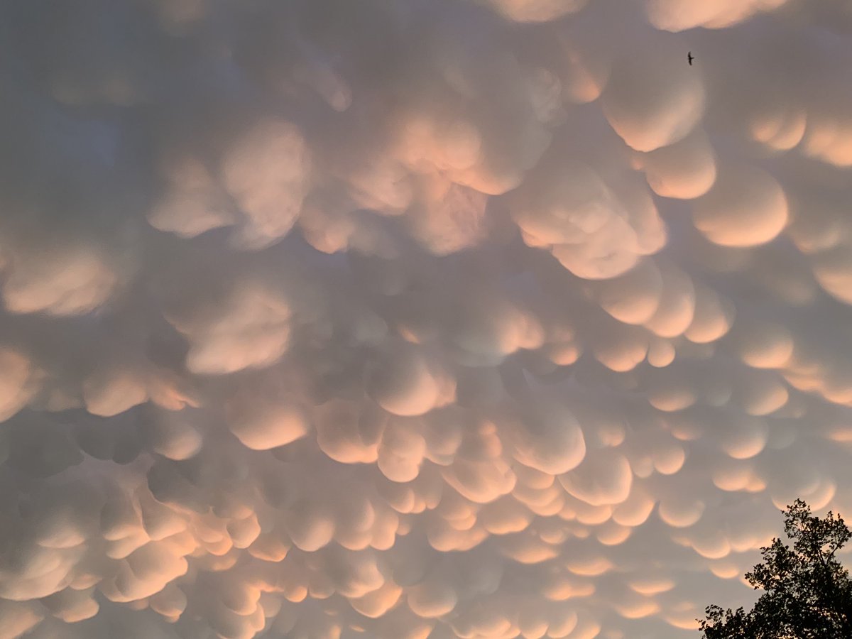 NancyTrent4Math's tweet photo. @KXIITV more pictures of clouds at sunset near Stonewall, OK https://t.co/Y75AU9656i