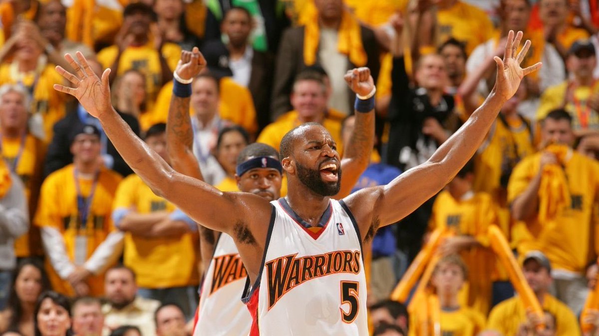 GrantLiffmann's tweet photo. The last time the Warriors played the Mavericks in the playoffs: https://t.co/qWGvc9Wvln