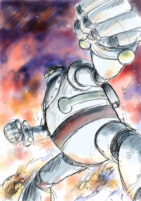 #昭和まんがまつり2022 
昨年の昭和まんがまつり以降に描いたものを、蔵出しします。
ラフばっかりですが横山光輝関連です。
1 鉄人28号
2 ジャイアントロボ VS GR2
3 鉄人28号 VS ブラックオックス

#ファンアート 
#横山光輝
#鉄人28号
#ジャイアントロボ 