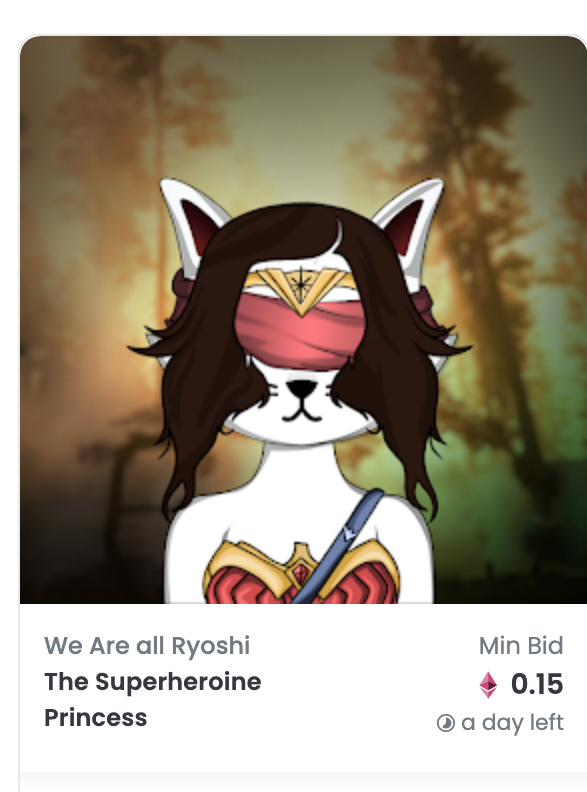 24 hour auction <a href="/opensea/">OpenSea</a>  this 1/1s from the #Weareryoshi #NFTcollection 90% of proceeds will go to fund current developments of new features of <a href="/RyoshiLabs/">Ryoshi</a> #RyoshisVision show support opensea.io/collection/wea… 
#NFT #nftcollectors #NFTcollectible #NFTs #OpenSeaNFT #openseaart
