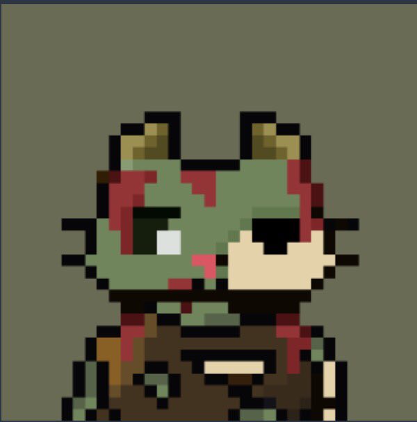 Sunnie4mj's tweet photo. @RavencoinAssets @catbitsnft Show me your #catbits hereβs mine leveling up #fight #the #bearmarket! #RVN $RVN https://t.co/7kEcwwvWGR