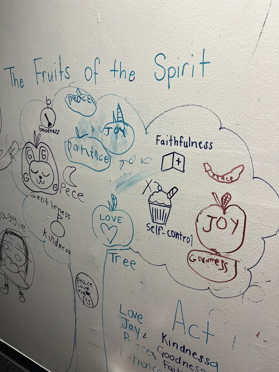 CTCest2020's tweet photo. “We’re humans. How can we grow fruit?” Our concerned @CTCest2020 Littles inquired but they now understand that God gives us the fruit of the Spirit to help us show others what his love looks like. #ctclittles #ctcyouth #youthforchrist https://t.co/xajchzWv9H