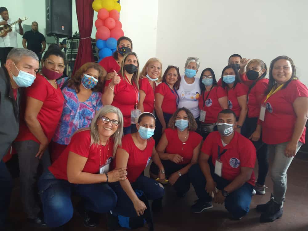 Súpervisores de sucre con la jefa de Zona