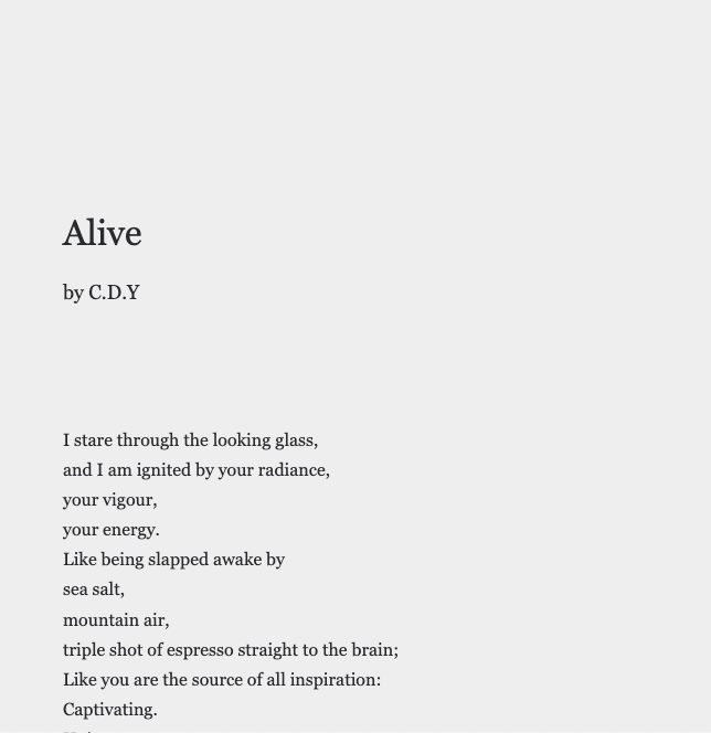 uncookd_'s tweet photo. 🌅 dawn by Luna

https://t.co/HwkawYNxDZ

☀️ Alive by C.D.Y.

https://t.co/nYeF2XICfv

🌙 Midnight Study by BabyDeathHog

https://t.co/5PX4sPRPRx

🌑 Untitled by Chrissy

https://t.co/KEFPK02jo2

#poetry #POEMS #poetrycommunity #writerslift #writersoftwitter #poetrylovers #story https://t.co/UHqDrWBql3