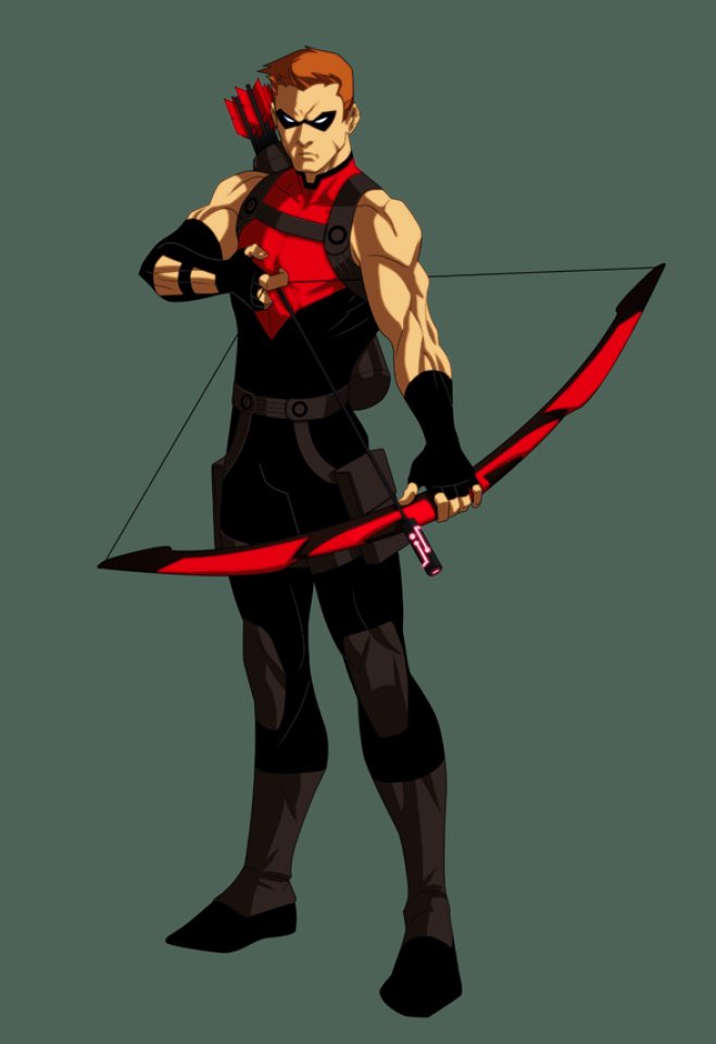 LinDude_'s tweet photo. @BelairSource @RogueCompany Red Hood is the one with a hood…  that’s red

Red arrow is the archer (his other name is speedy) https://t.co/RuGHPoBpad