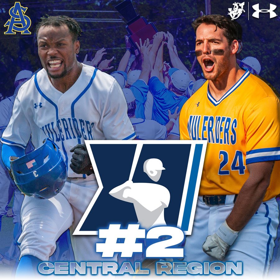 MuleriderSports's tweet photo. 🚨⚾️💪😤😎 Mulerider Baseball grabs the #️⃣2️⃣ seed and will host the Central Region #️⃣2️⃣ tournament‼️ Southern Arkansas meets #️⃣7️⃣ Washburn on Thursday at 6️⃣PM from Walker Stadium at Goodheart Field‼️💥 #GoMuleriders #GoBigBlue #RideAsOne https://t.co/yVEfo3uBIF