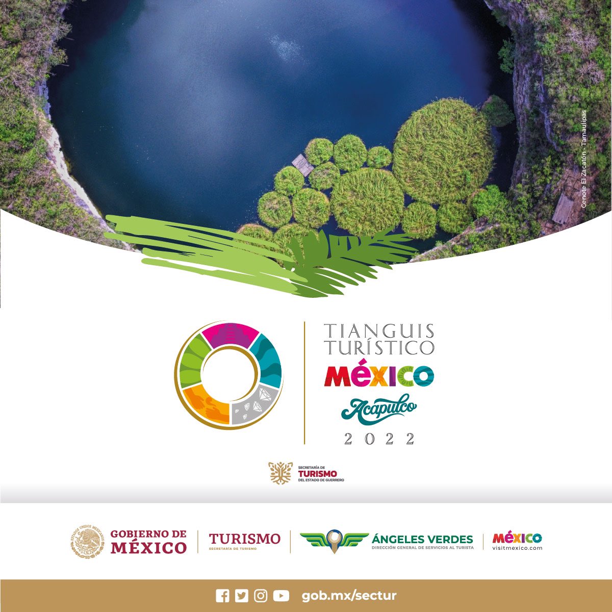 🌿 #BuenasNoches desde #Tamaulipas, donde existen varios cenotes de gran magnitud y belleza, rodeados de abundante vegetación. 
🌿 En el #TianguisTurístico podrás conocer todo lo que ofrece este estado en donde disfrutarás paisajes espectaculares. 

22-25 mayo
#Acapulco #Guerrero
