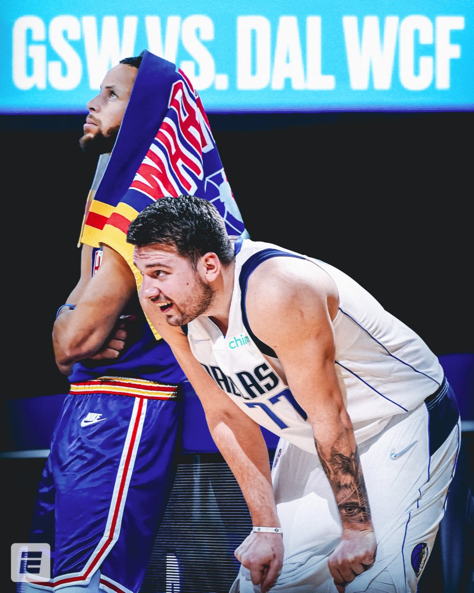 SportsCenter's tweet photo. Warriors-Mavs. 

This should be good 🍿 https://t.co/dU33fYgOPI
