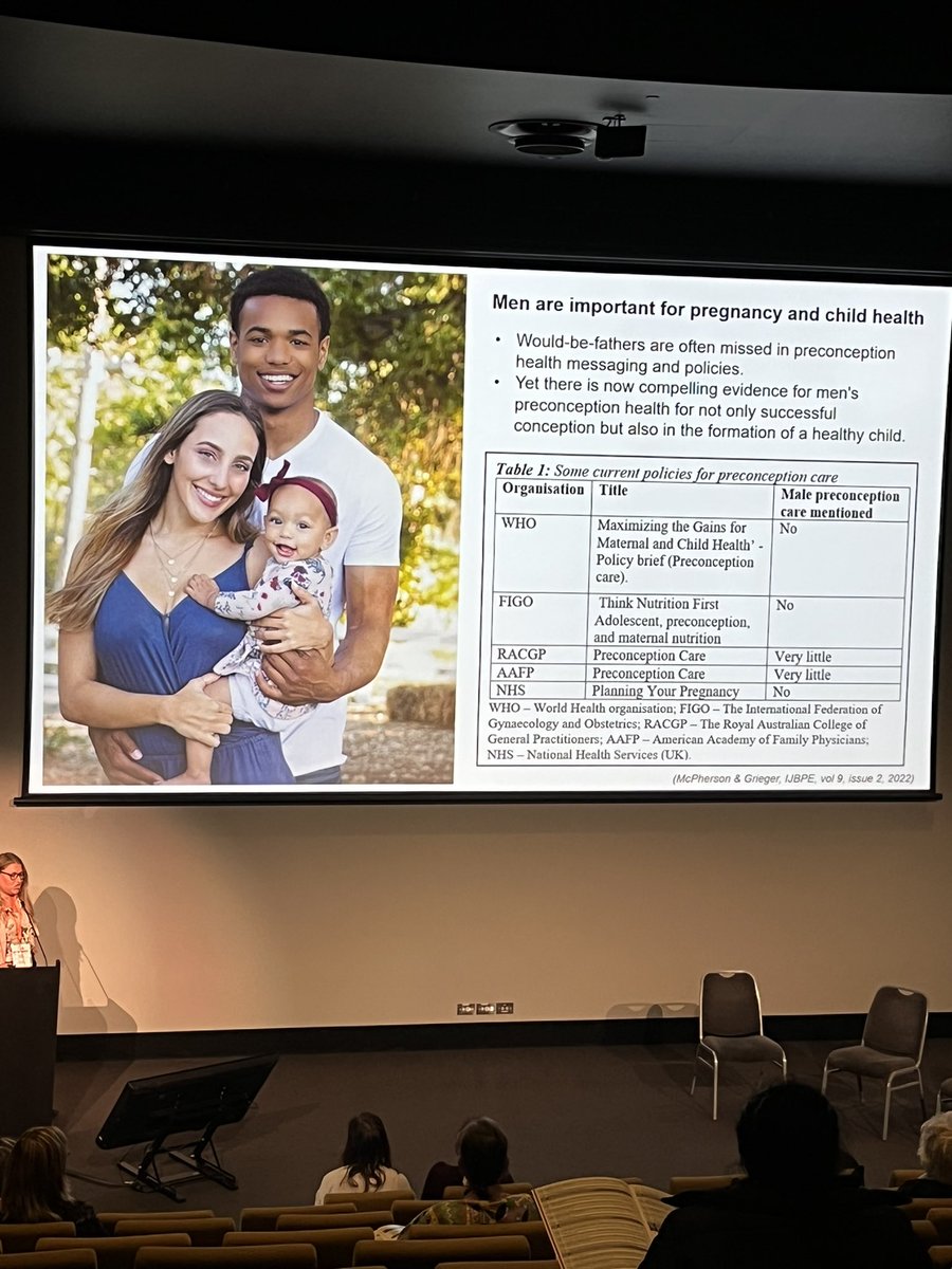 AdrienneOz's tweet photo. Donโt forget about men in #preconception health and policy!
Dr Nicole McPherson
#beginbeforebirth @mypsanz #PSANZ2022 https://t.co/SiBzrDQYbI