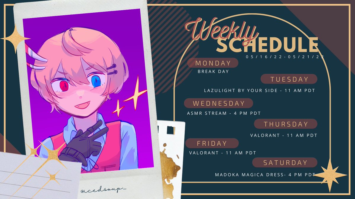 KosLaniakea's tweet photo. oh no....................
『THIS WEEK'S SCHEDULE AND TAGS!』
May 16th to May 21st
General: #KosLaniakea
Live tag: #KosLive
Memes: #KoslawIkea
Art: #AikeART
NSFW: #koslaNSFW
ART BY: @/icedsoup_ https://t.co/qtCaJTgmpM