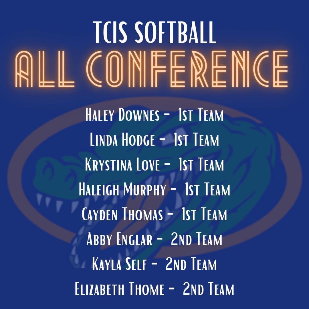 downes_haley's tweet photo. So excited to be awarded 1st Team TCIS All Conference for the second year in a row! Now ready to begin state playoffs this week, as my team and I are chasing to be back to back state champs!! 🐊#ringchasingx2 #GoGators @gcagators @ohesoftball https://t.co/wgnmbExwfC