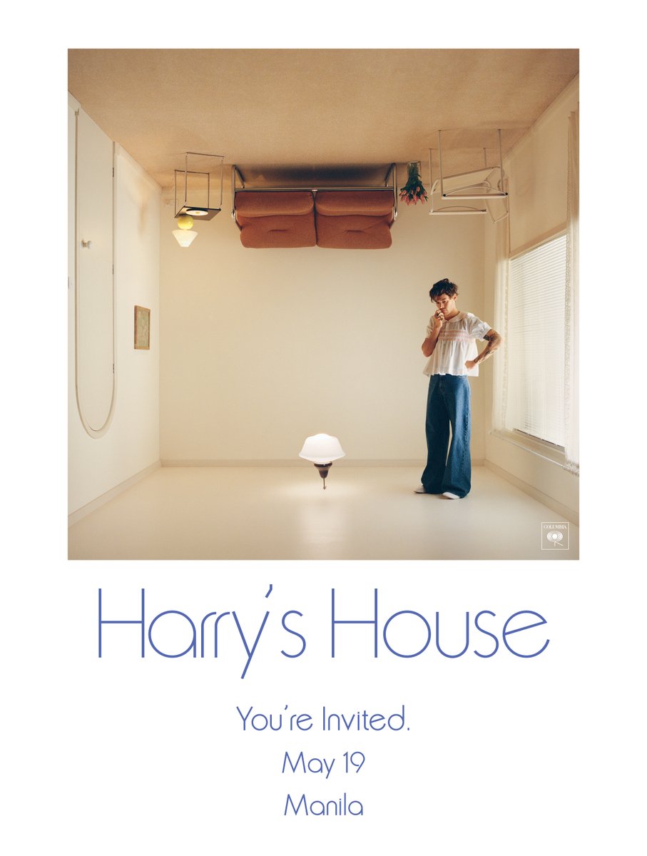 sonymusicph's tweet photo. 📢 Attn, Filo Harries! 🇵🇭

Quote this tweet with your top 5 @Harry_Styles songs for a chance to join us at #HarrysHousePH  👀 Tag us, @sonymusicph and use the hashtag. Tag 3 of your friends for an extra entry! 🏠

Promo runs May 16-17 11:59 PM, open to fans in Metro Manila only. https://t.co/PY31tKOOVJ