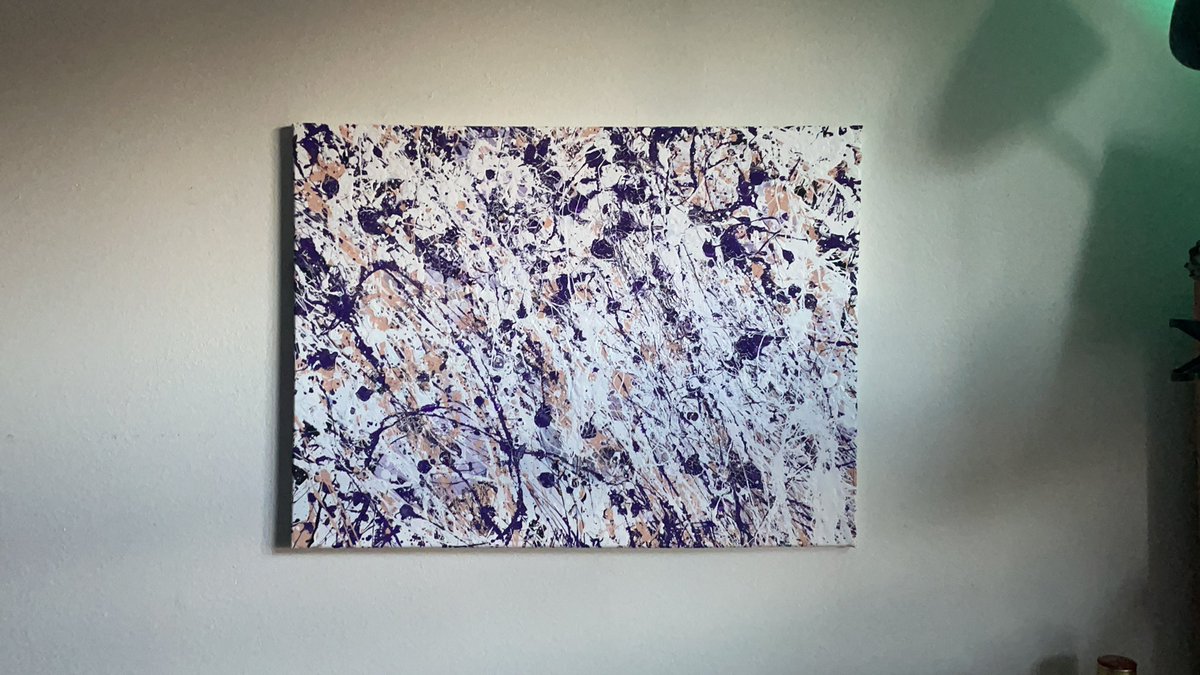 collectorcully's tweet photo. @emereintinge @CryptoMories Thank you! The actual painting would be listed on the @GLAProject’s opensea page today but I’m experiencing some technical difficulties…. In the meantime I can show the whole painting https://t.co/acDvr1SLDZ