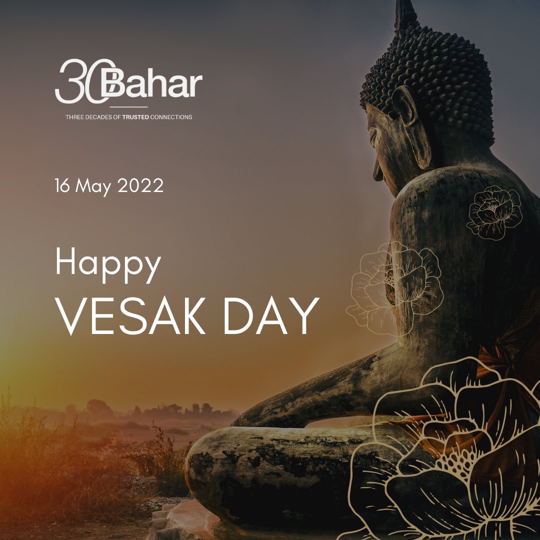 baharlawfirm's tweet photo. The Bahar team would like to wish you a joyous &amp; peaceful Vesak Day! May your life be filled with blessings, peace and happiness on this day of enlightenment.

#VesakDay #HariWaisak #BaharLawfirm https://t.co/0GHzIKarO9