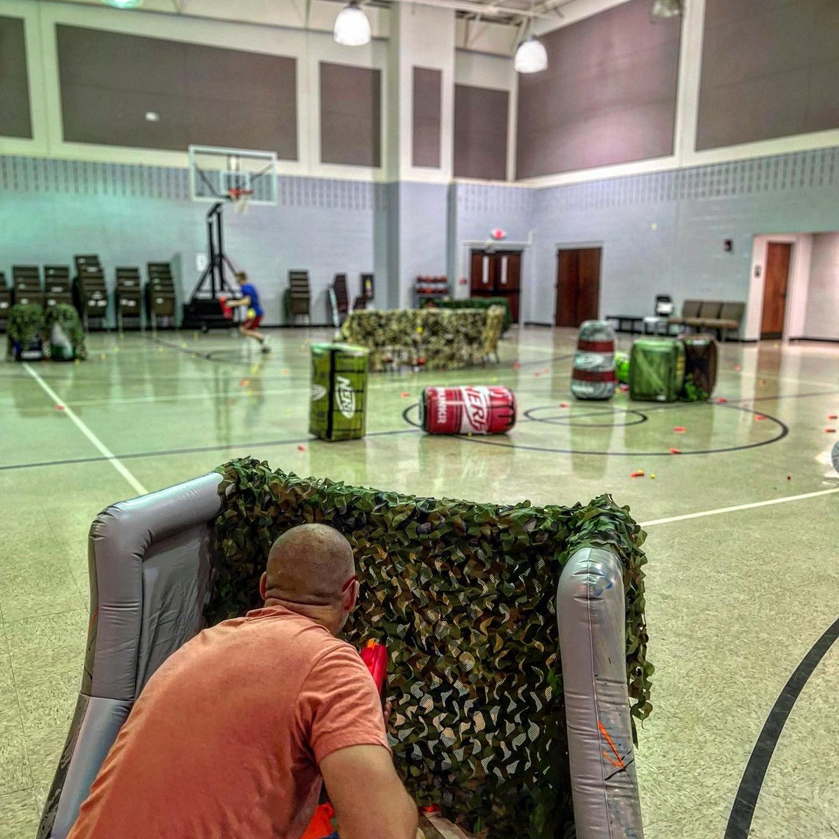 CONN3CTSPORTS's tweet photo. Not just for kids. #nerffortnite https://t.co/h1hn2d9Os4