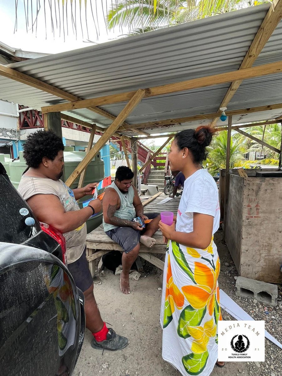 TuFHA_official's tweet photo. From Kavatoetoe to Teone! ☺️CAMPAIGNING for Sexual Reproductive Health &amp; Sexual Rights for ALL! ✊💪
THANK YOU for your hospitality and for welcoming our peers at your area! 😊
Always a pleasure working for our community 
#IECDrive #YouthDepartment #TalavouTuvalu #TeamTuFHA https://t.co/aGqALv9McE