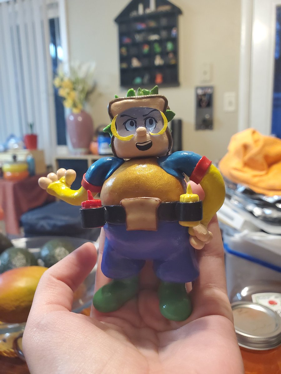 KatTheFantasy1's tweet photo. Chuck Clay Model! #wordgirl #chucktheevilsandwichmakingguy #wordgirlfanart #claymodel https://t.co/bnPaoPDUr4