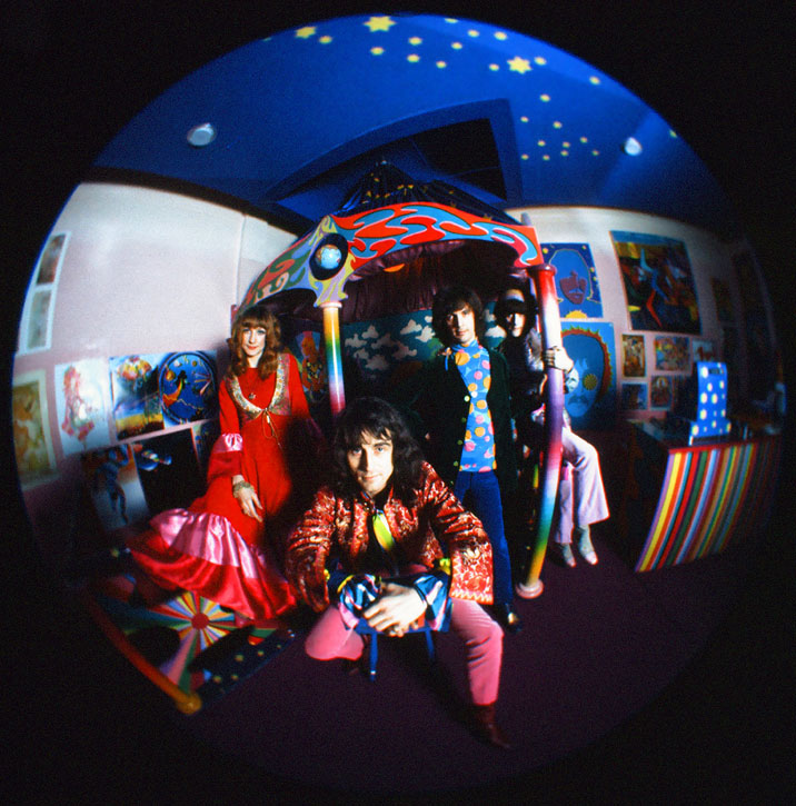 Dutch art collective The Fool, inside The Beatles' Apple Boutique, London.
