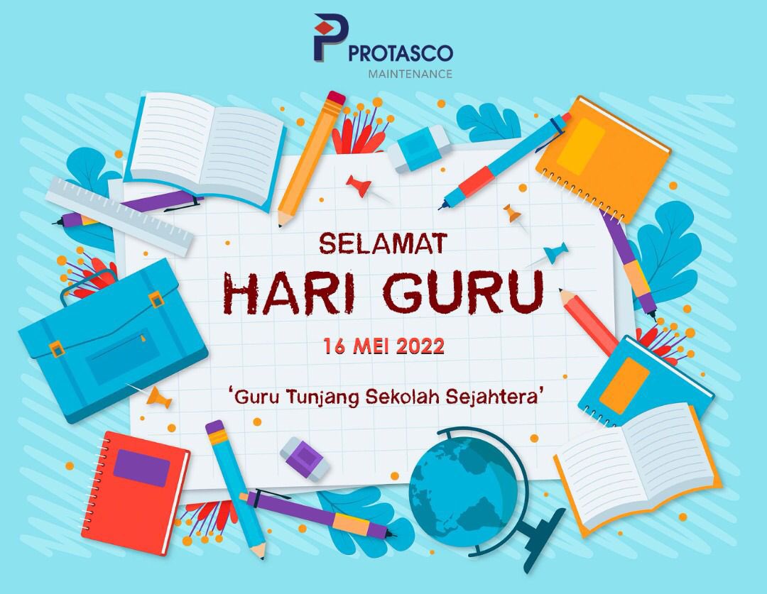 Selamat Hari Guru kepada semua pendidik di negara ini. 

‘Guru Tunjang Sekolah Sejahtera’

Ikhlas daripada Protasco Maintenance 

#TeamRoadcare